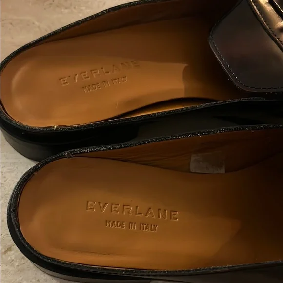 Everlane Modern Penny Loafer Slide Mule in Oxblood - Picture 5 of 6